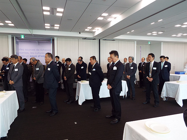 Gg ご挨拶を聞き入る参加者 03 ニチメン東京社友会 Gg ご挨拶を聞き入る参加者 03 ニチメン東京社友会